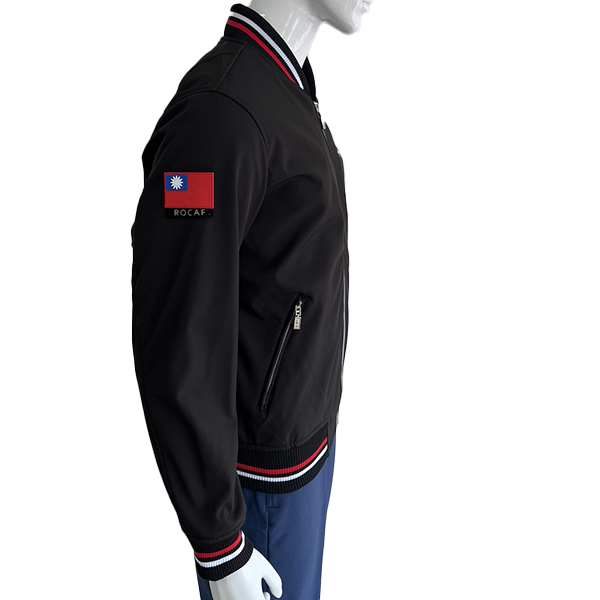 F16飛行夾克(軟殼衣)黑C-V-B001